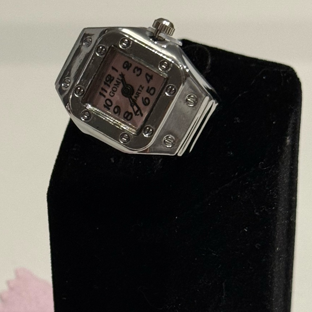 Women’s Silver Colored Watch Ring